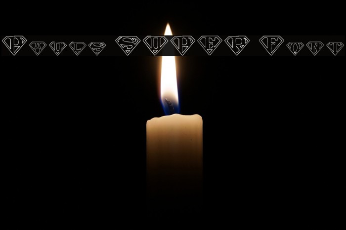 Pauls SUPER Font Example 1