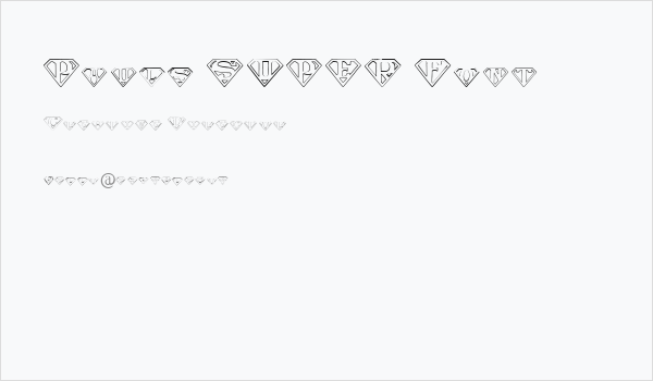 Pauls SUPER Font Business Card