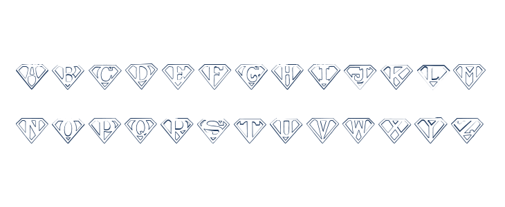 Pauls SUPER Font Lowercase