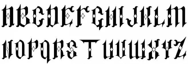 Pauls Sinner Font Fuentes MAYÚSCULAS