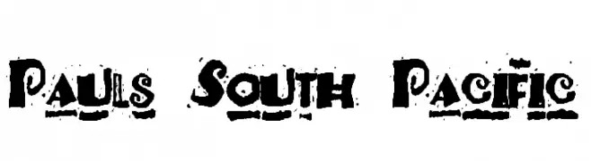 Pauls South Pacific  Frei Schriftart Herunterladen
