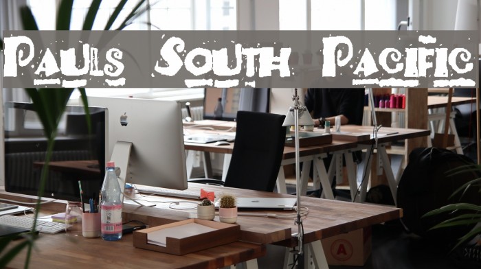 Pauls South Pacific Font examples
