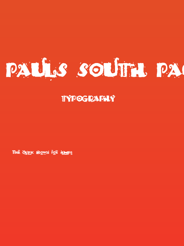 Pauls South Pacific Poster