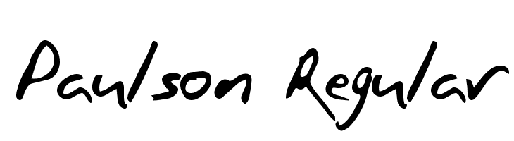 Paulson Regular  नि: शुल्क फ़ॉन्ट्स डाउनलोड