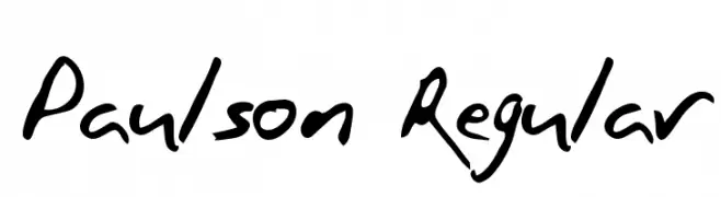 Paulson Regular  font caratteri gratis