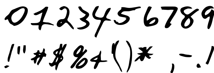 Paulson Regular Font OTHER CHARS