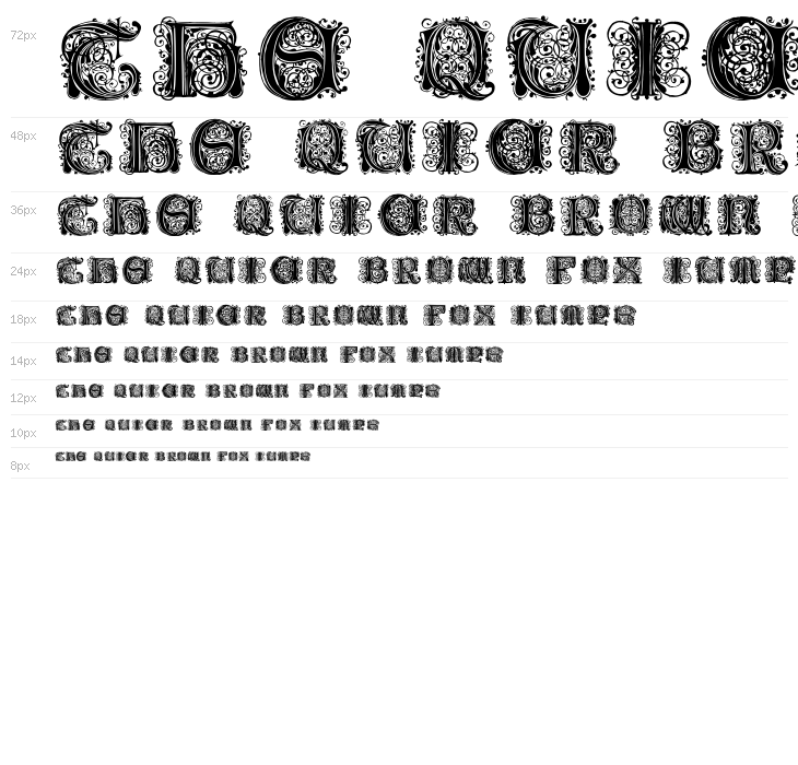 Paulus Franck Initialen Waterfall