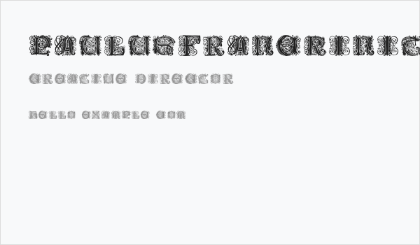 PaulusFranckInitialen Business Card