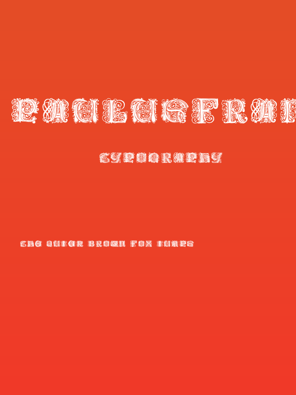 PaulusFranckInitialen Poster