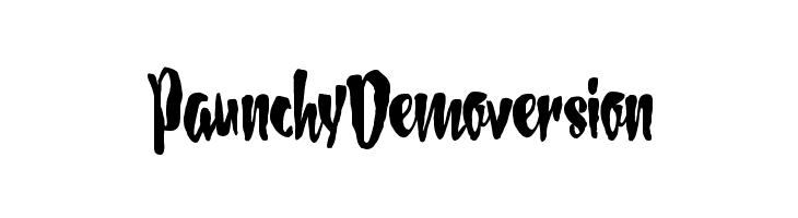 PaunchyDemoversion  नि: शुल्क फ़ॉन्ट्स डाउनलोड