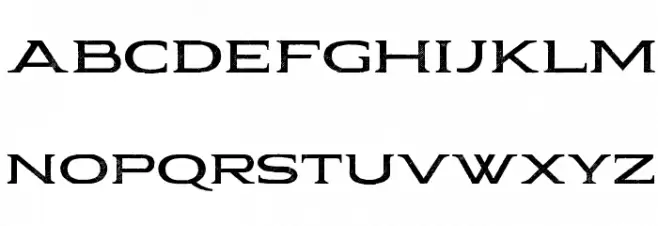 Pauraque_Serif_Rough Regular Schriftart Groß