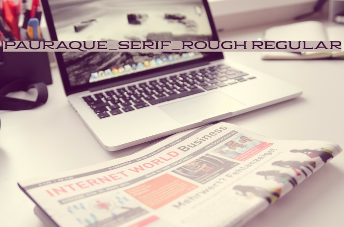 Pauraque_Serif_Rough Regular Example 1