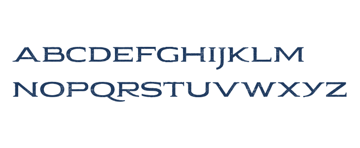 Pauraque_Serif_Rough Regular Lowercase