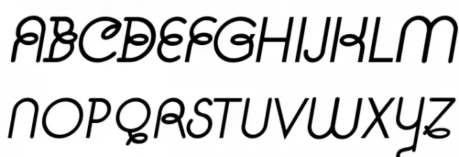 Pavadee Italic Polices MAJUSCULES