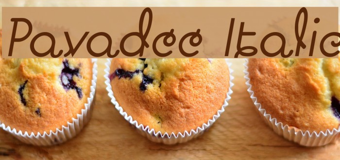 Pavadee Italic Font examples