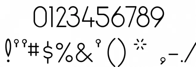 Pavadee Light Font OTHER CHARS