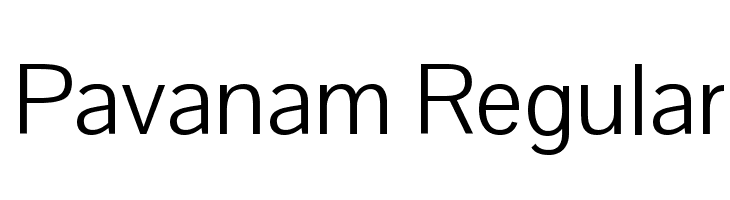 Pavanam Regular Font