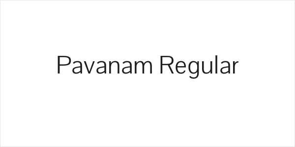 Pavanam Regular Logo