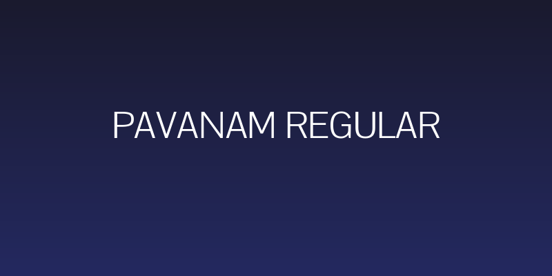 Pavanam Regular Social Header