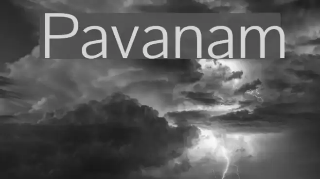 Pavanam Font examples