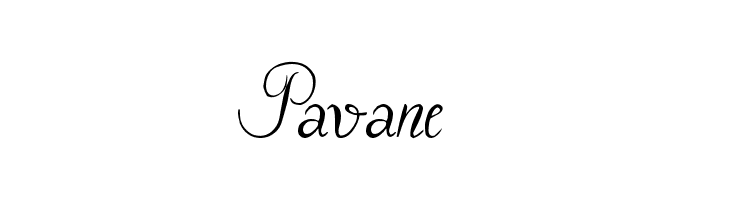 Pavane Font
