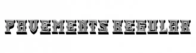 Pavements Regular  Descarca Fonturi Gratis
