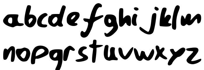 Pavfont Font LOWERCASE