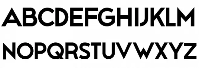 Pavia Bold Schriftart Groß