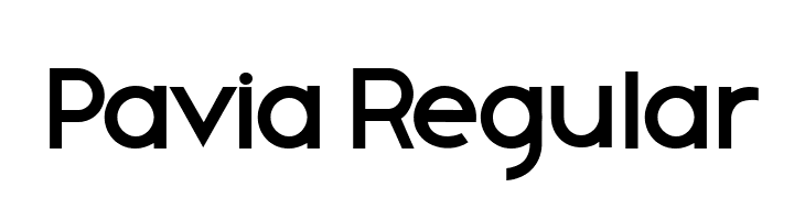 Pavia Regular  Frei Schriftart Herunterladen