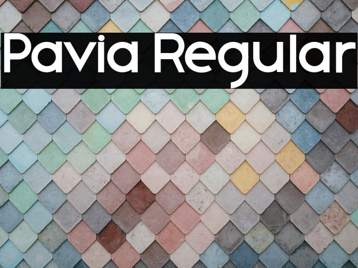 Pavia Regular Example 1