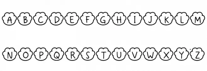 Paws Meow Regular Schriftart Groß