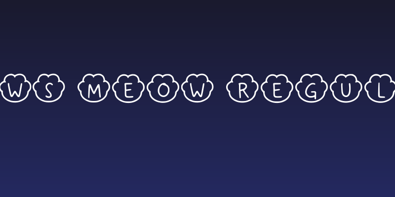 Paws Meow Regular Social Header