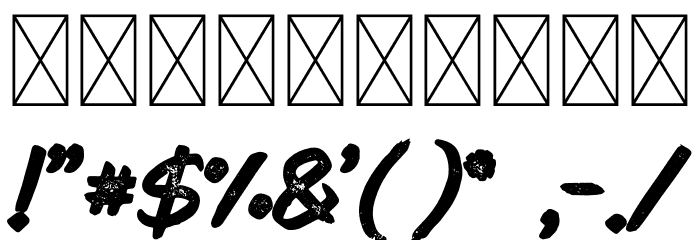 PaxSuyudz Bold Font OTHER CHARS