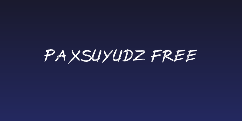 PaxSuyudz Free Social Header