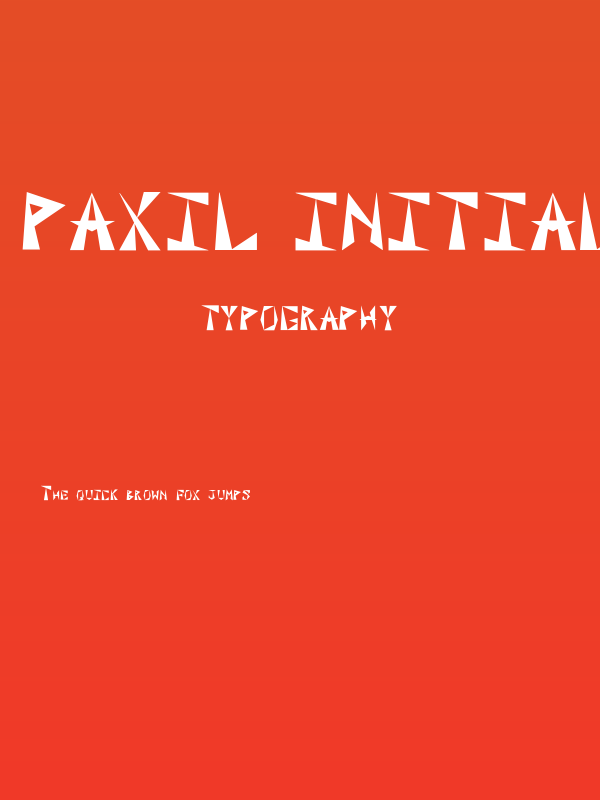 Paxil Initials Poster