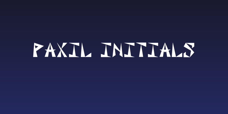 Paxil Initials Social Header
