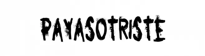 Payaso Triste  Free Fonts Download