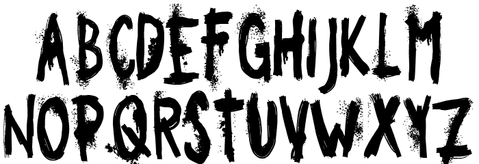 Payaso Triste Font UPPERCASE