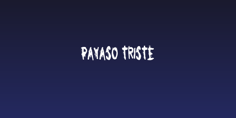 Payaso Triste Social Header