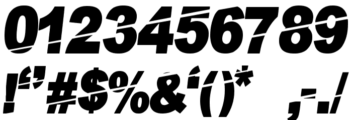PaybAck Font OTHER CHARS