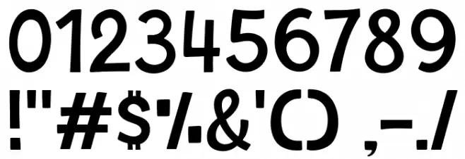 Paybread Font OTHER CHARS