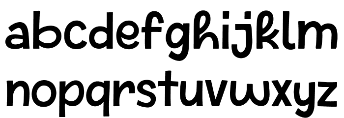Paybread Font LOWERCASE