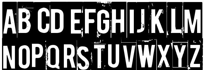 Payday Font LOWERCASE