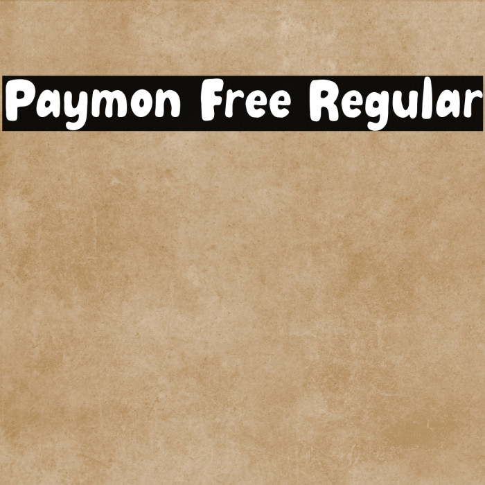 Paymon Free Regular Example 1