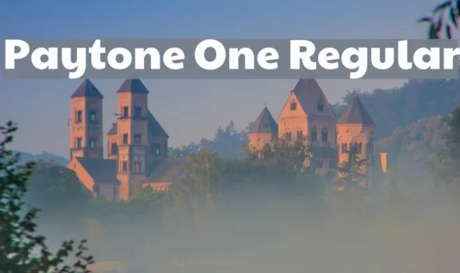 Paytone One Regular Example 3