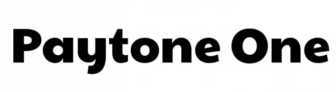 Paytone One  Frei Schriftart Herunterladen