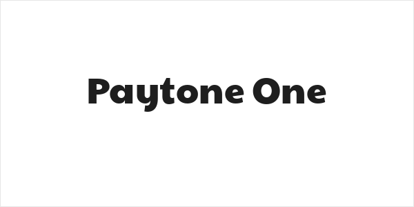 Paytone One Logo
