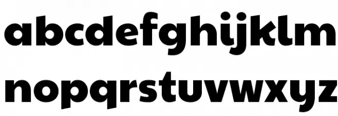 Paytone One फ़ॉन्ट लोअरकेस