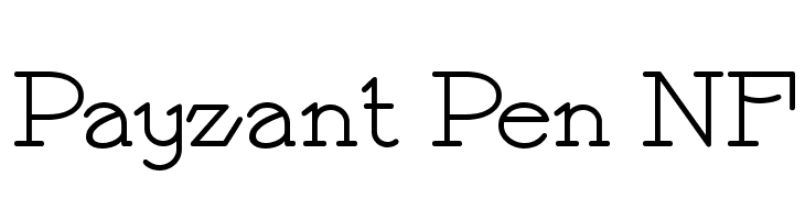Payzant Pen NF  免费字体下载