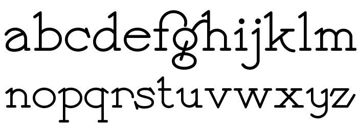 Payzant Pen NF Font LOWERCASE